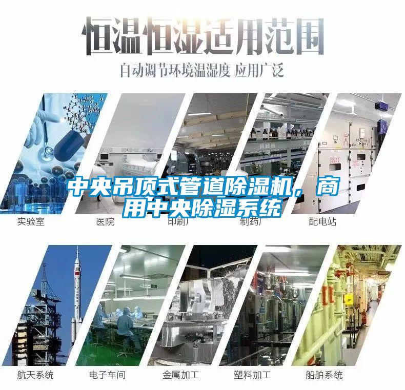 中央吊頂式管道草莓视频下载网址，商用中央除濕係統