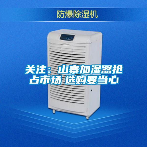 關注：山寨加濕器搶占市場　選購要當心