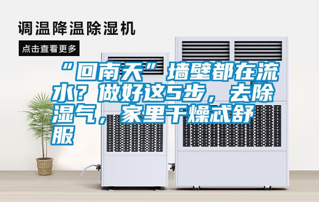 “回南天”牆壁都在流水？做好這5步，去除濕氣，家裏幹燥忒舒服