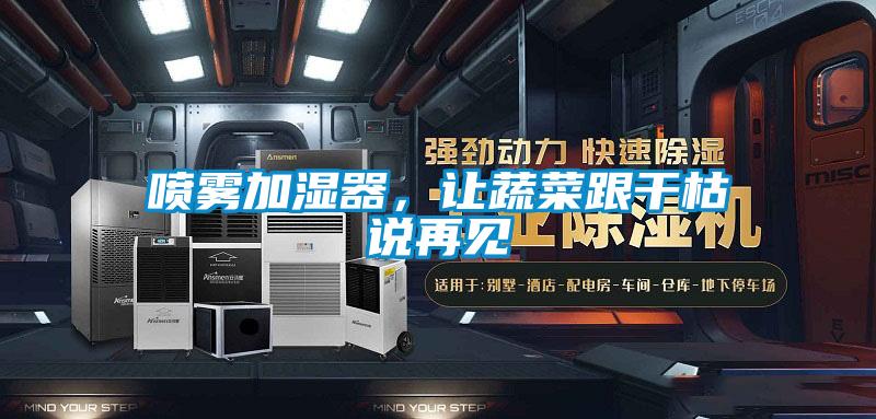 噴霧加濕器，讓蔬菜跟幹枯說再見