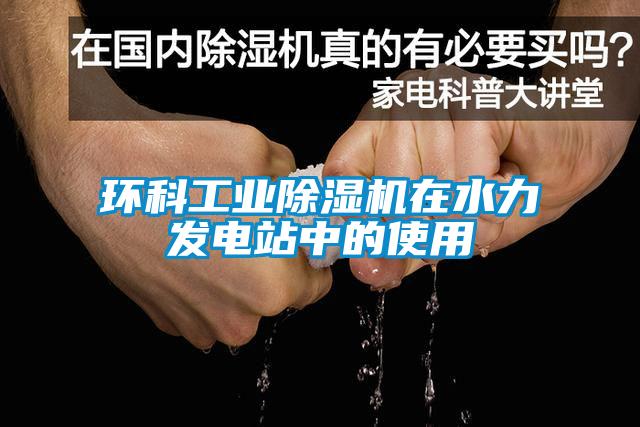 環科工業草莓视频下载网址在水力發電站中的使用