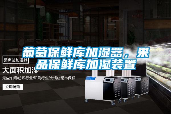 葡萄保鮮庫加濕器，果品保鮮庫加濕裝置