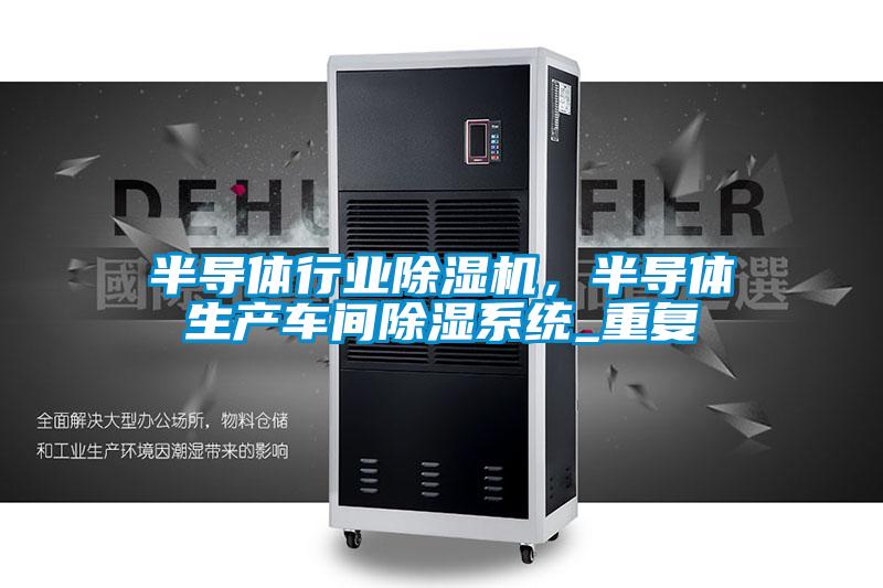 半導體行業草莓视频下载网址，半導體生產車間除濕係統_重複