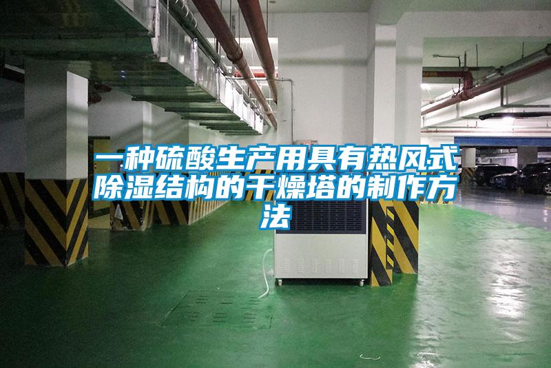 一種硫酸生產用具有熱風式除濕結構的幹燥塔的製作方法