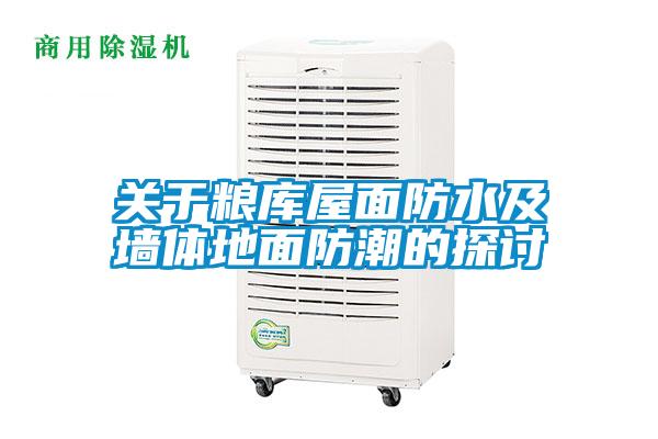 關於糧庫屋麵防水及牆體地麵防潮的探討