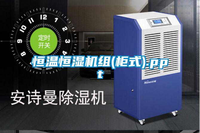 恒溫恒濕機組(櫃式).ppt