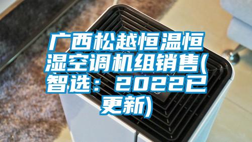 廣西鬆越恒溫恒濕空調機組銷售(智選：2022已更新)