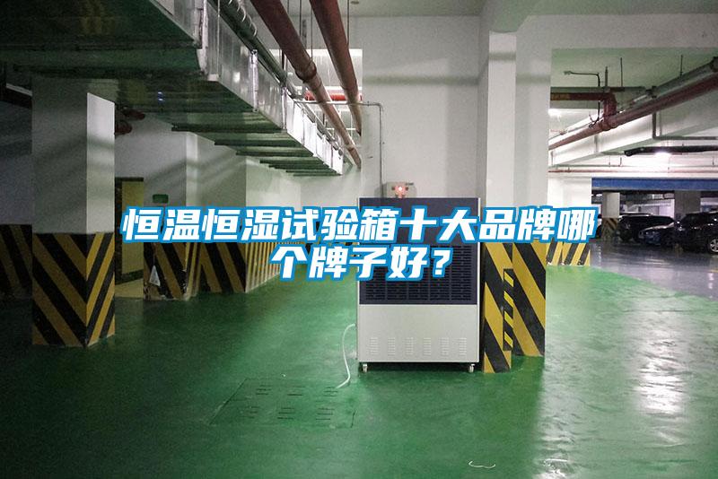 恒溫恒濕試驗箱十大品牌哪個牌子好？