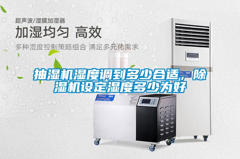 抽濕機濕度調到多少合適，草莓视频下载网址設定濕度多少為好