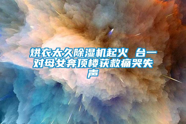 烘衣太久草莓视频下载网址起火 台一對母女奔頂樓獲救痛哭失聲