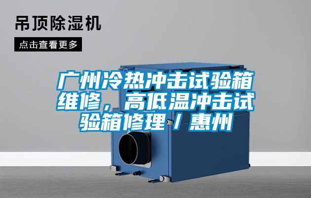 廣州冷熱衝擊試驗箱維修，高低溫衝擊試驗箱修理／惠州