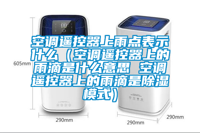 空調遙控器上雨點表示什麽（空調遙控器上的雨滴是什麽意思 空調遙控器上的雨滴是除濕模式）