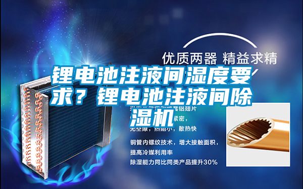 鋰電池注液間濕度要求？鋰電池注液間草莓视频下载网址